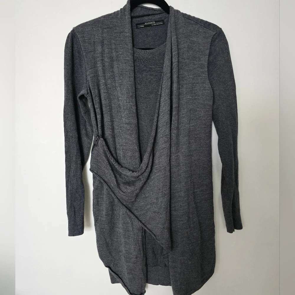 All Saints Drina Sweater Dress US4 - Picture 4 of 14